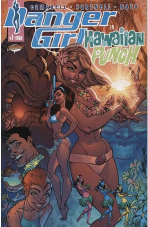 Danger Girl: Hawaiian Punch 1 published by WildStorm with cover art by J. Scott Campbell