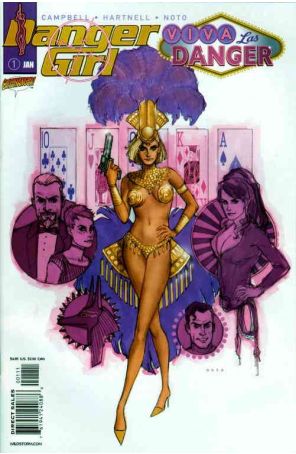 Danger Girl: Viva Las Danger 1A published by WildStorm with cover art by Phil Noto