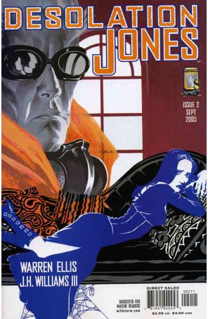 Desolation Jones 2 published by WildStorm with cover art by J.H. Williams III