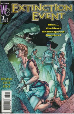 Extinction Event 1 published by WildStorm with cover art by Brett Booth and Sal Regla
