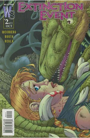 Extinction Event 2 published by WildStorm with cover art by Brett Booth