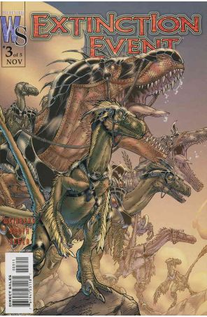 Extinction Event 3 published by WildStorm with cover art by Brett Booth and Sal Regla