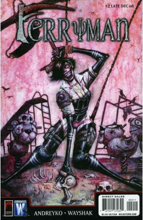 Ferryman 2 published by WildStorm with cover art by Jonathan Wayshak