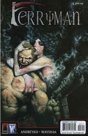 Ferryman 3 published by WildStorm with cover art by Jonathan Wayshak