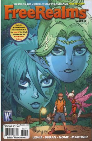 Free Realms 6 published by WildStorm with cover art by Jon Buran