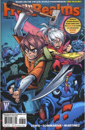 Free Realms 7 published by WildStorm with cover art by Jon Sommariva and Allen Martinez
