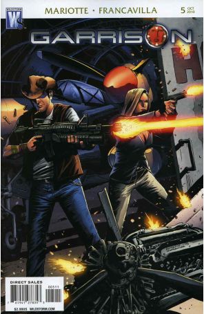 Garrison 5 published by WildStorm with cover art by Francesco Francavilla