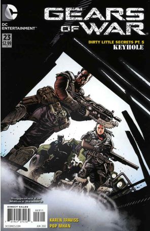 Gears of War 23 published by DC with cover art by Colin Wilson