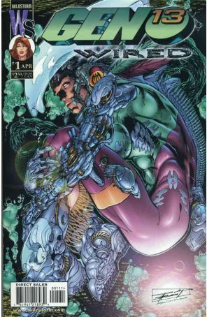 Gen13: Wired 1 published by WildStorm with cover art by Richard Bennett