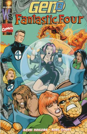 Gen13/Fantastic Four 1 published by WildStorm with cover art by Kevin Maguire