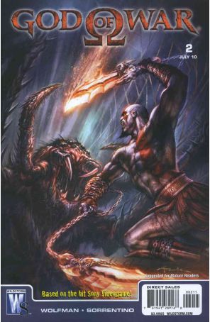 God Of War 2 published by WildStorm with cover art by Andy Park