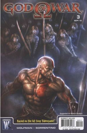 God Of War 3 published by WildStorm with cover art by Andy Park
