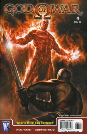 God Of War 4 published by WildStorm with cover art by Andy Park