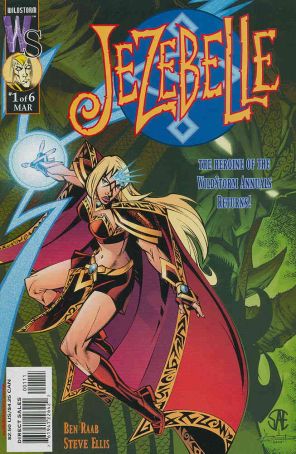 Jezebelle 1B published by WildStorm with cover art by Steve Ellis