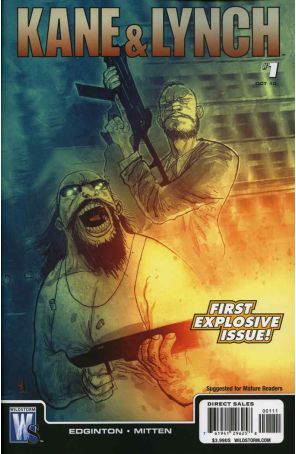 Kane And Lynch 1 published by WildStorm with cover art by Ben Templesmith