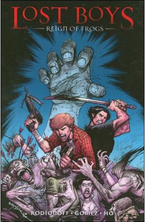 Lost Boys: Reign of Frogs TPB 1 published by WildStorm with cover art by Jonathan Wayshak
