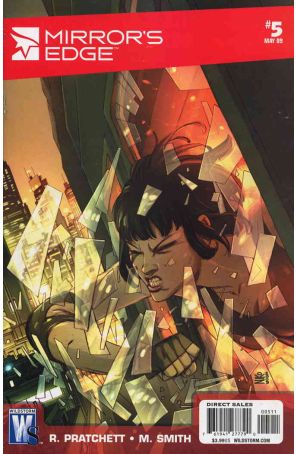 Mirror's Edge 5 published by WildStorm with cover art by Niko Henrichon