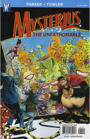 Mysterius 4 published by WildStorm with cover art by Tom Fowler