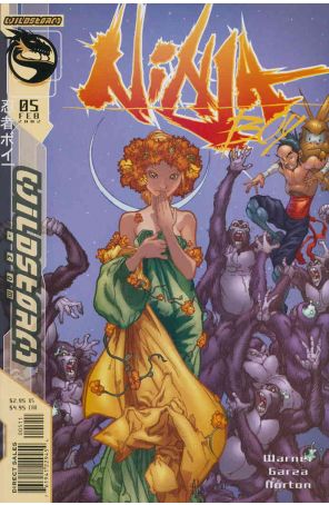 Ninja Boy 5 published by WildStorm with cover art by Alé Garza