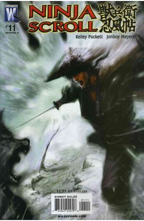 Ninja Scroll 11 published by WildStorm with cover art by Michael Chang Ting Yu