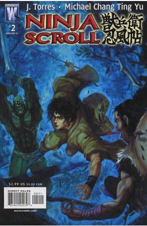 Ninja Scroll 2 published by WildStorm with cover art by Michael Chang Ting Yu