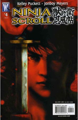 Ninja Scroll 4 published by WildStorm with cover art by Michael Chang Ting Yu