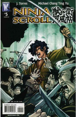 Ninja Scroll 5 published by WildStorm with cover art by Jonboy Meyers