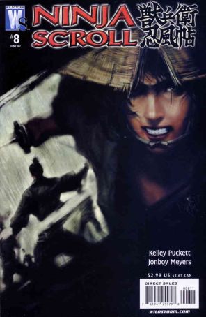 Ninja Scroll 8 published by WildStorm with cover art by Michael Chang Ting Yu