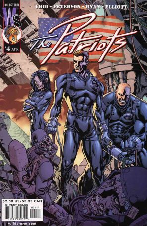 The Patriots 4 published by WildStorm with cover art by Michael Ryan