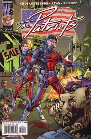 The Patriots 5 published by WildStorm with cover art by Michael Ryan