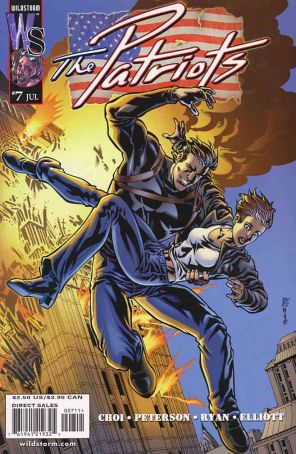 The Patriots 7 published by WildStorm with cover art by Michael Ryan