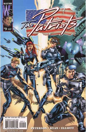 The Patriots 9 published by WildStorm with cover art by Michael Ryan