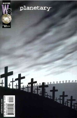 Planetary 10 published by WildStorm with cover art by John Cassaday