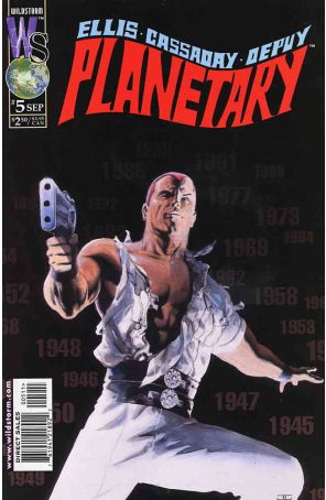 Planetary 5 published by WildStorm with cover art by John Cassaday