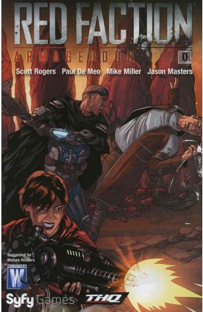 Red Faction: Armageddon 0 published by WildStorm with cover art by Jason Masters