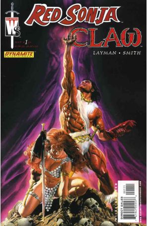 Red Sonja/Claw: The Devil's Hands 1 published by WildStorm with cover art by Alex Ross