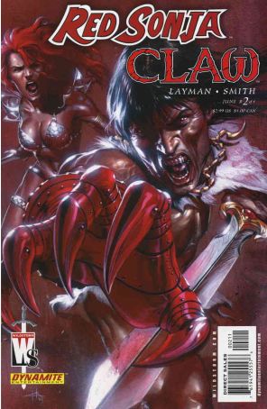 Red Sonja/Claw: The Devil's Hands 2 published by WildStorm with cover art by Gabriele Dell’Otto