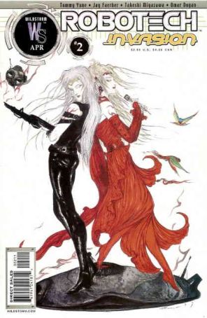 Robotech: Invasion 2 published by WildStorm with cover art by Yoshitaka Amano