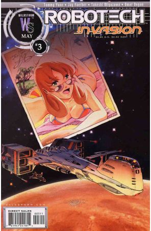 Robotech: Invasion 3 published by WildStorm with cover art by Tommy Yune