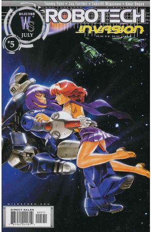 Robotech: Invasion 5 published by WildStorm with cover art by Tommy Yune