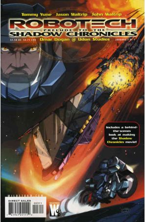 Robotech: Prelude to the Shadow Chronicles 3 published by WildStorm with cover art by Omar Dogan