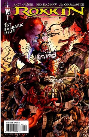 Rokkin 1 published by WildStorm with cover art by Nick Bradshaw