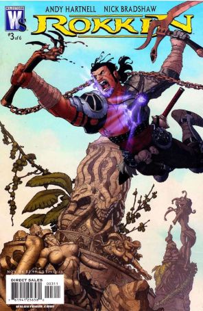 Rokkin 3 published by WildStorm with cover art by Nick Bradshaw