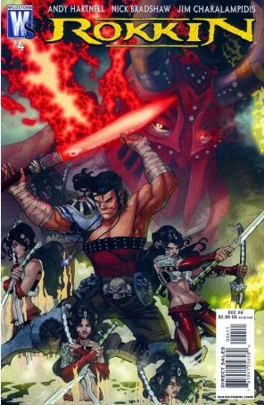 Rokkin 4 published by WildStorm with cover art by Nick Bradshaw