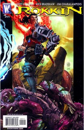 Rokkin 5 published by WildStorm with cover art by Nick Bradshaw