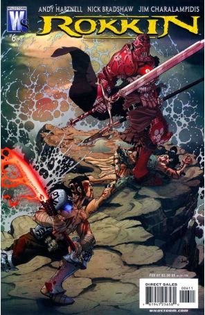 Rokkin 6 published by WildStorm with cover art by Nick Bradshaw