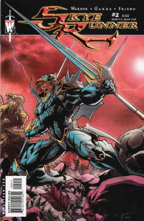 Skye Runner 2A published by WildStorm with cover art by Alé Garza