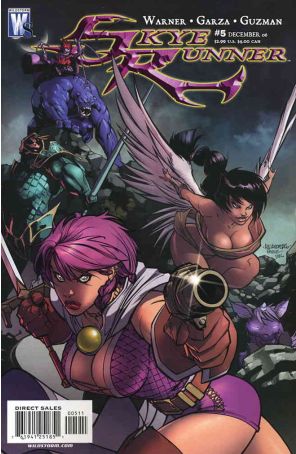 Skye Runner 5 published by WildStorm with cover art by Alé Garza