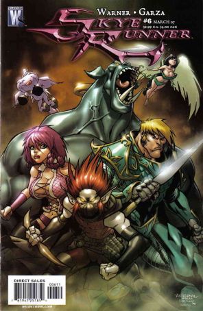 Skye Runner 6 published by WildStorm with cover art by Alé Garza