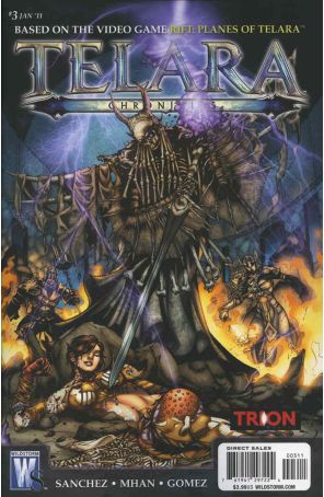 Telara Chronicles 3 published by WildStorm with cover art by Drew Johnson